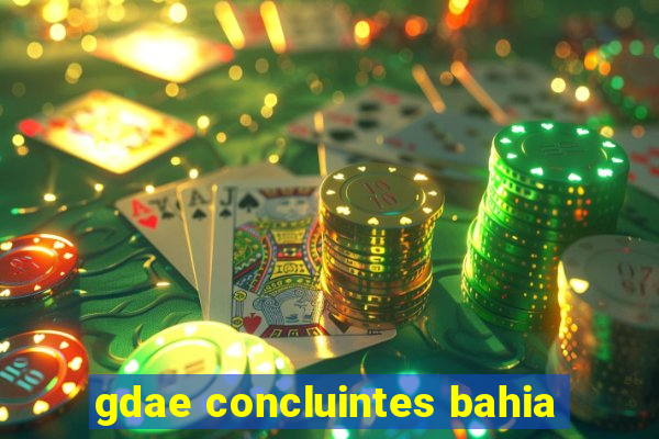 gdae concluintes bahia